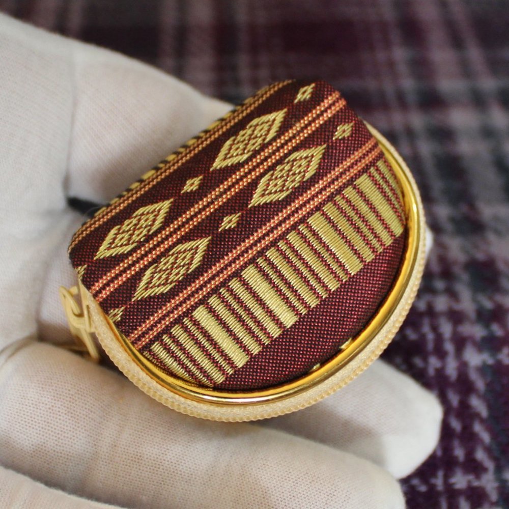 Tiny Elephant Embroidered Bag Keychain - image 5